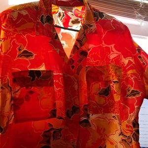 100% silk blouse